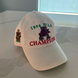 1994 NCAA Champions Arkansas Razorbacks Basketball Adjustable Hat